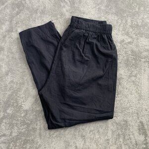 Xirena Pants Womens Small Black Drawstring Elastic Waist Casual Minimalist Boho